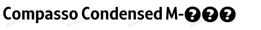 Compasso Condensed M字体转换